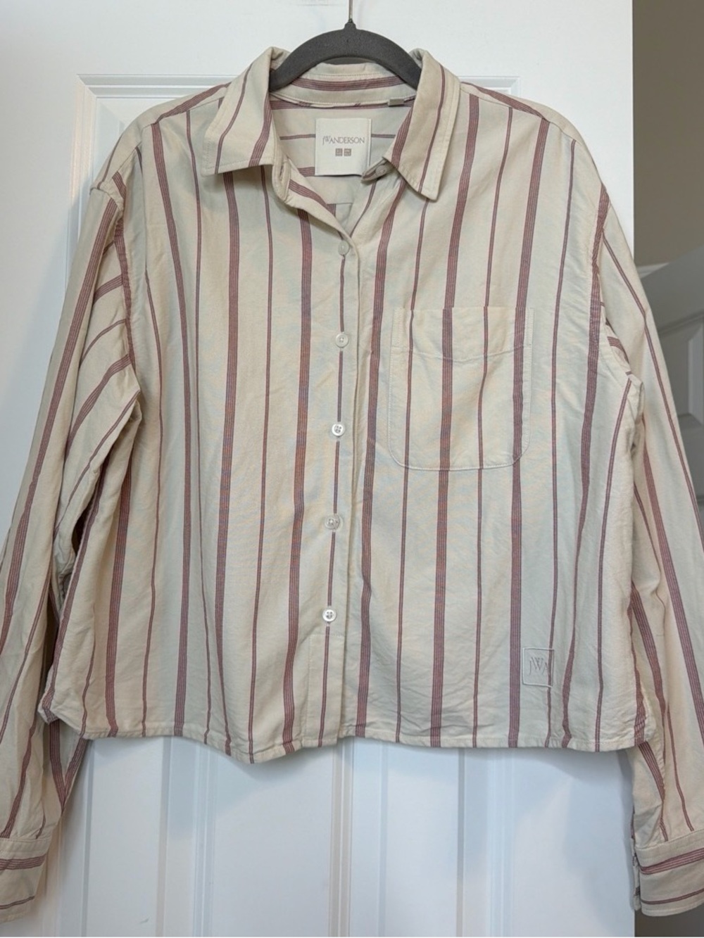 UNIQLO x JW Anderson Striped Button Up Shirt Size M